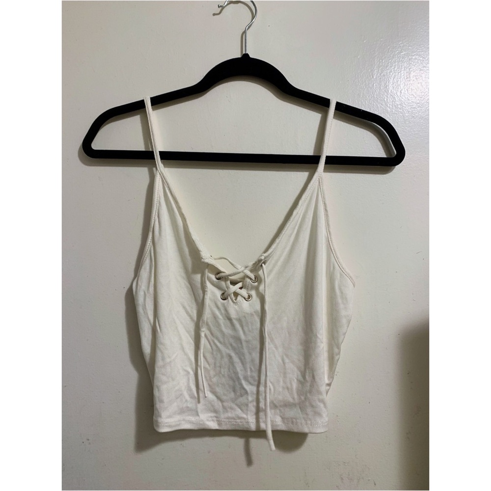 Ivory/Cream Alina Crop Top By Fashion Nova